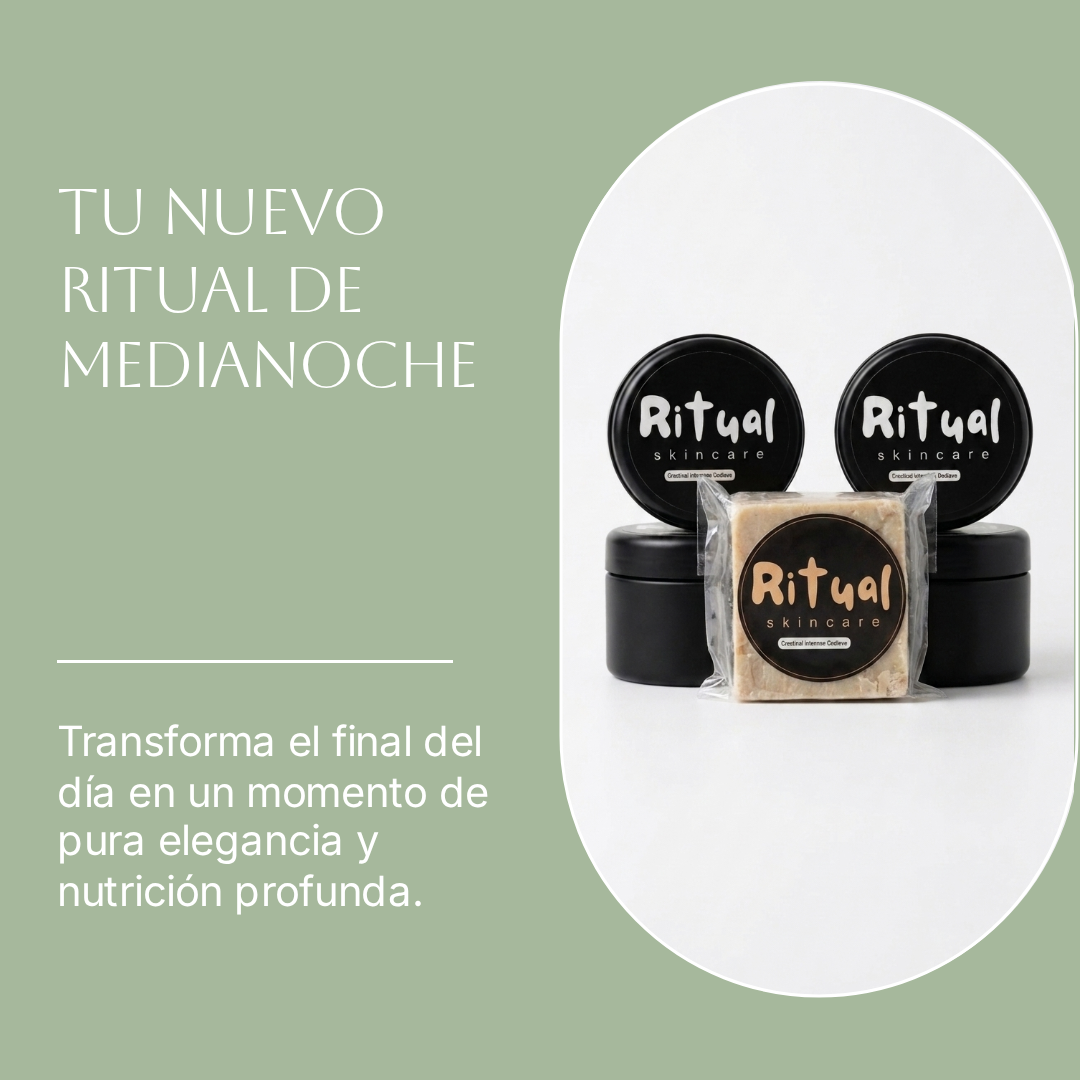 Crema natural de noche desmaquillante